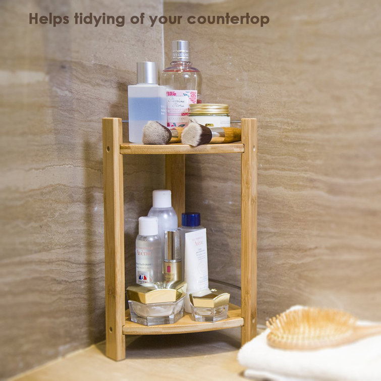 Rebrilliant Ave FreeStanding Bamboo Shower Caddy Wayfair.co.uk